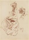 JULES CHERET Two lithographs.